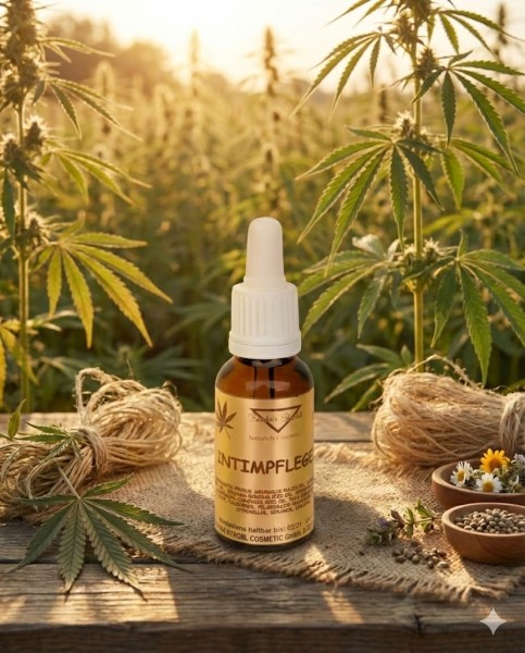 INTIMPFLEGEÖL mit HANFSAMENÖL