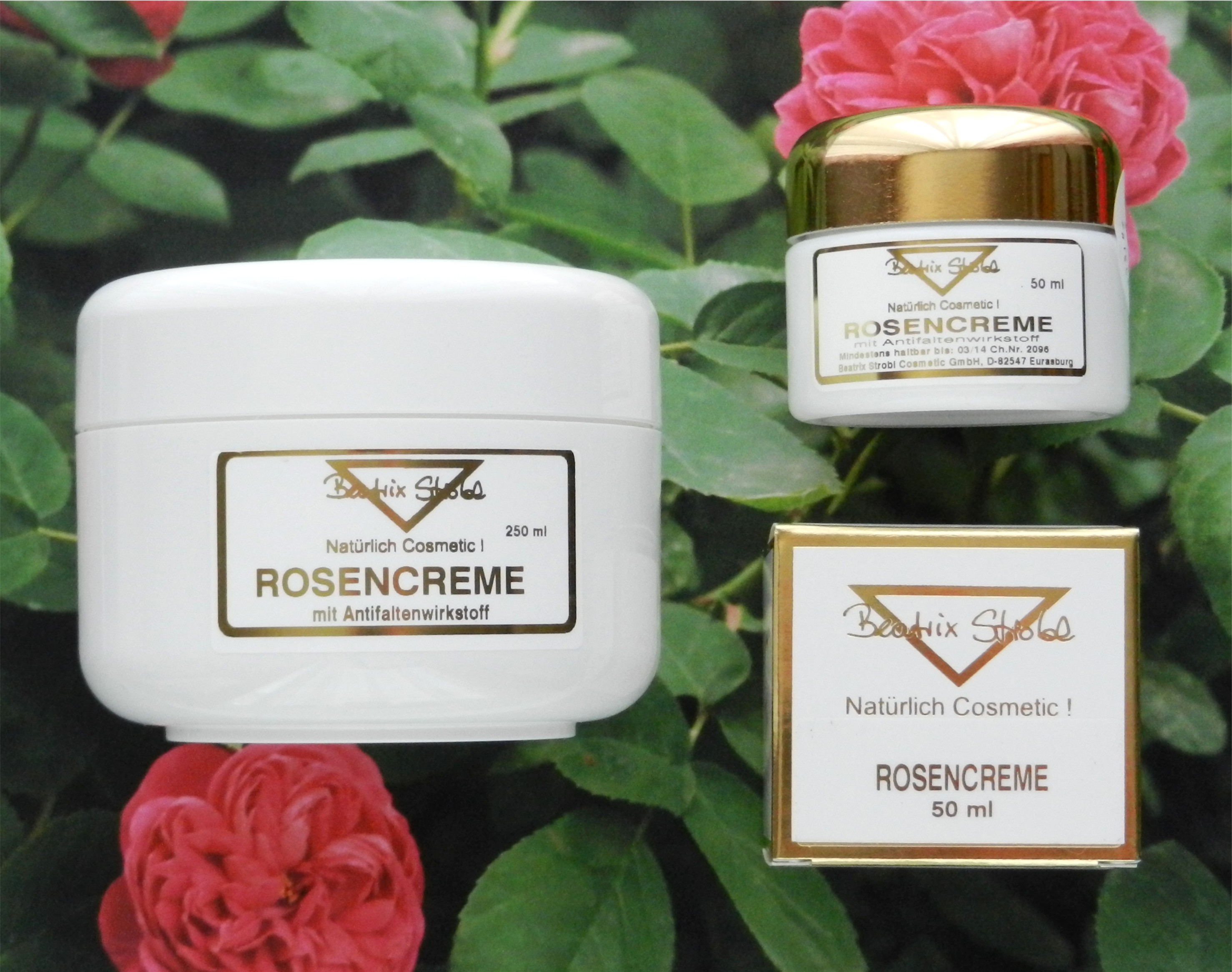 ROSEN CREME mit Antifalten Wirkstoff