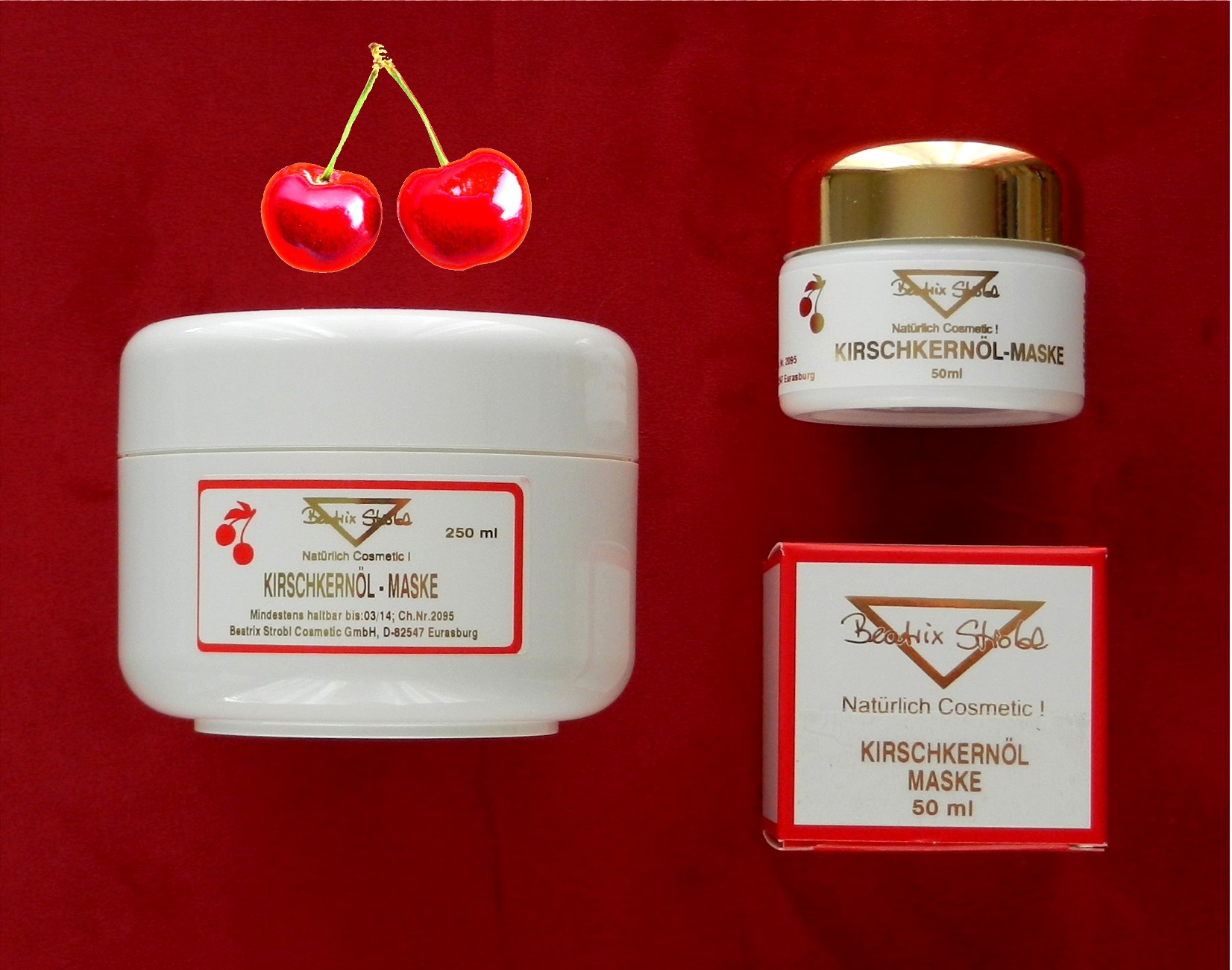 KIRSCHKERNÖL MASKE
