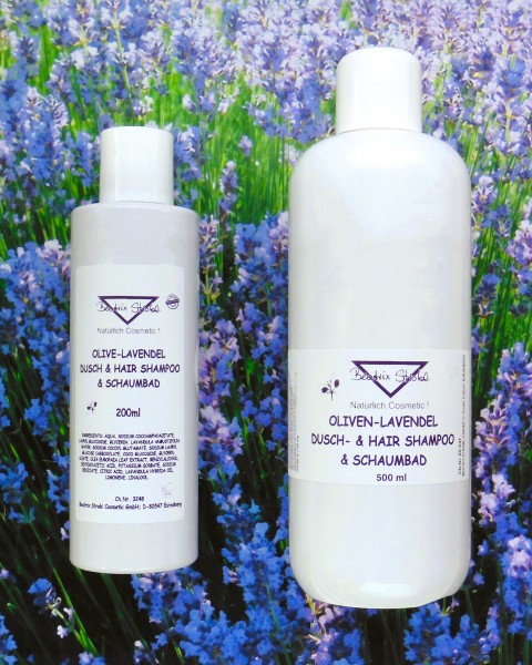 OLIVE-LAVENDEL Dusch- & Hairshampoo - Schaumbad