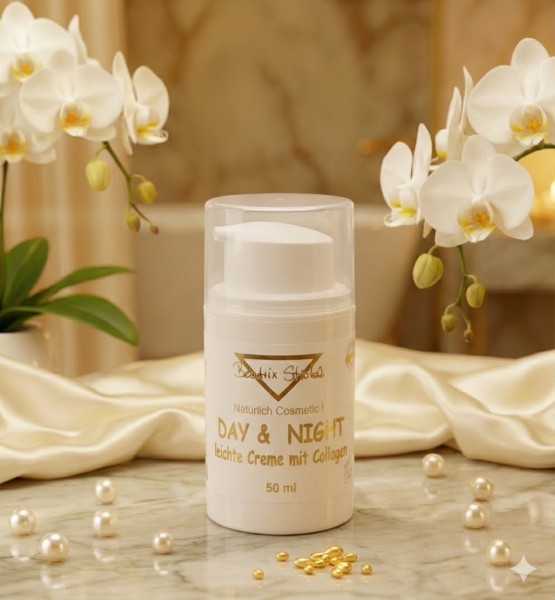 DAY & NIGHT LEICHTE CREME mit COLLAGEN