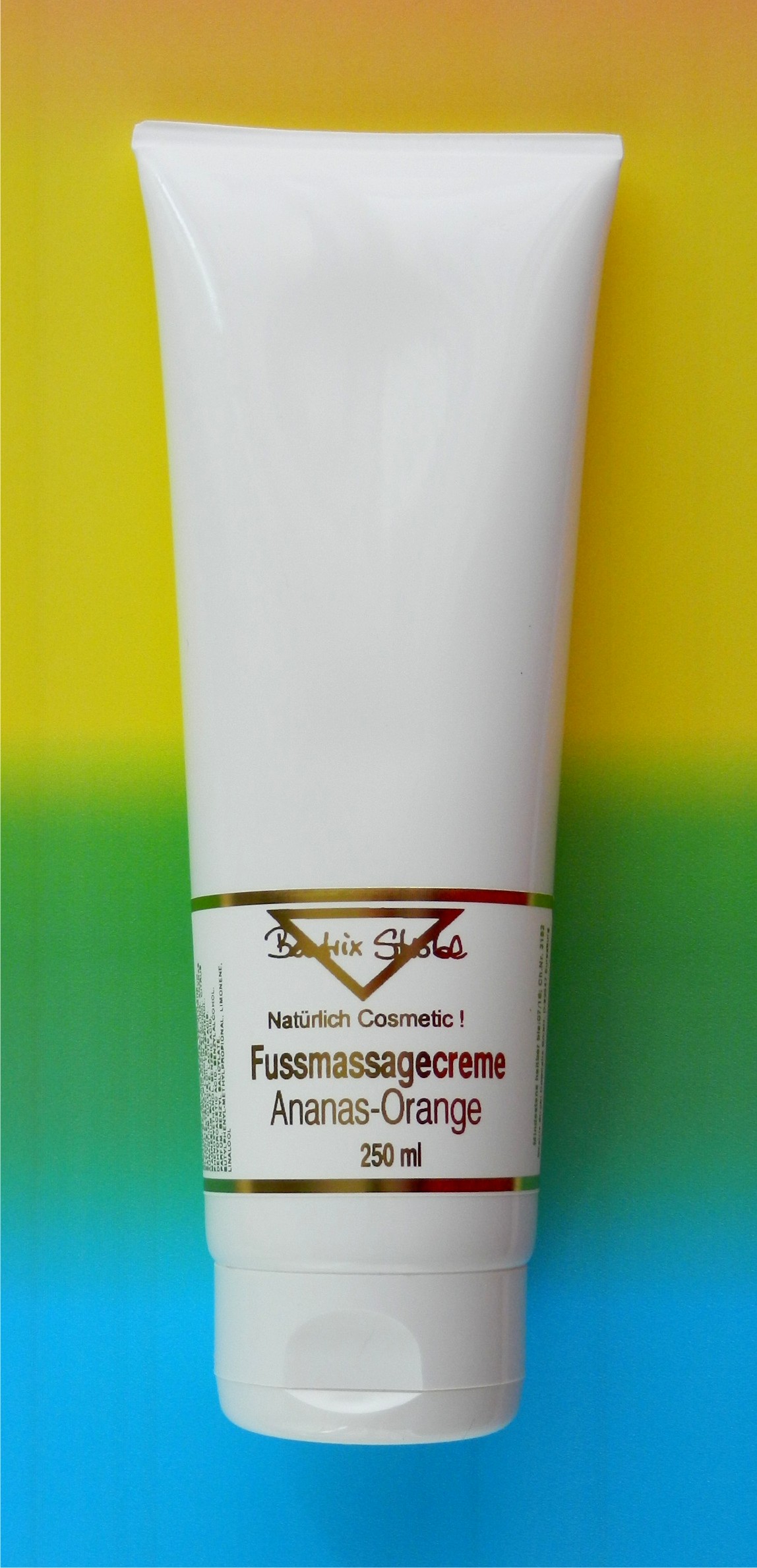 FUSSMASSAGECREME ANANAS ORANGE