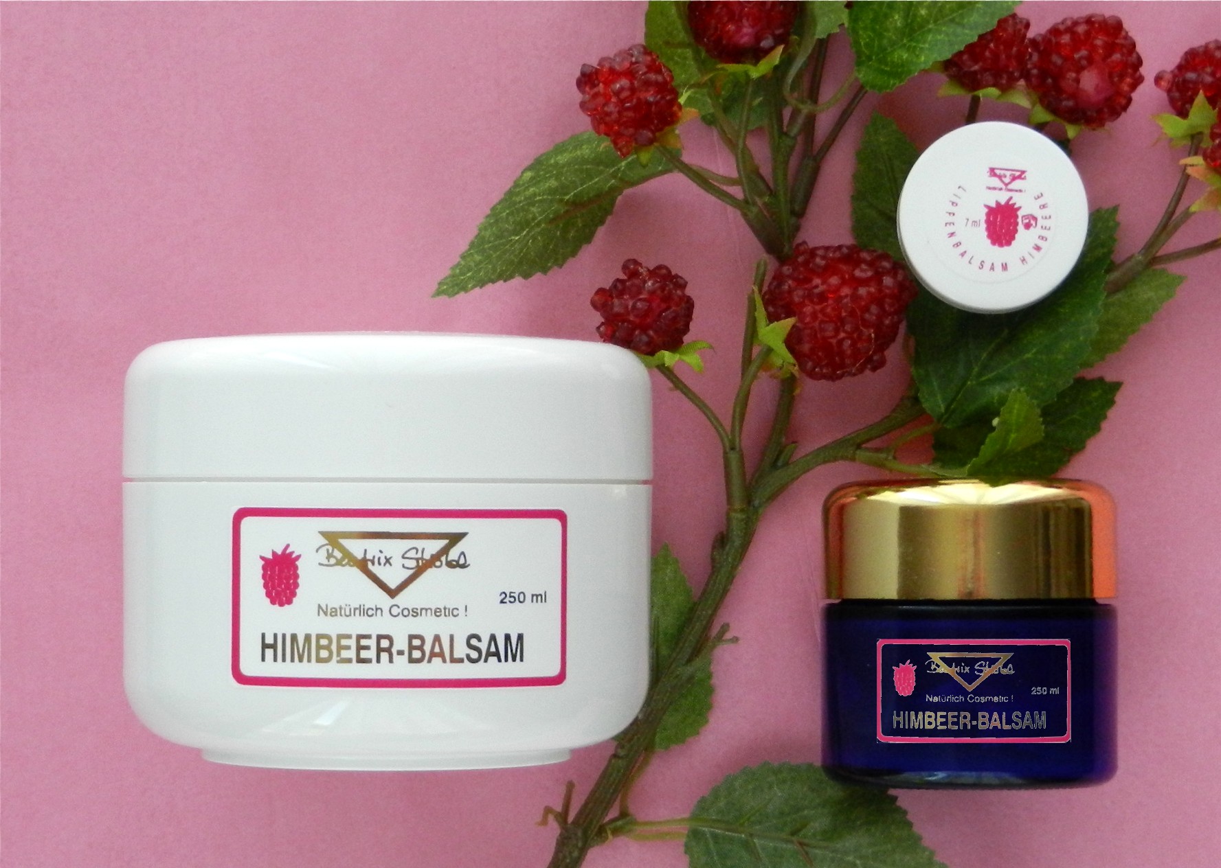 Himbeer-Balsam für Lippen und Augen
