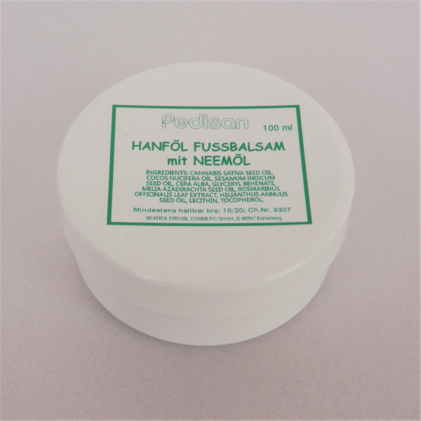 HANFSAMENÖL FUSSBALSAM mit NEEMÖL