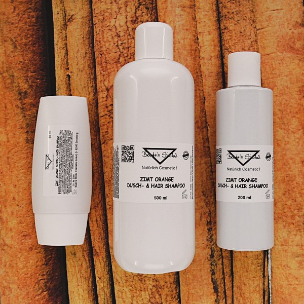 ZIMT-ORANGE DUSCH- & HAIR SHAMPOO / SCHAUMBAD