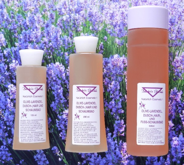 OLIVE-LAVENDEL Dusch-Hair- und Schaumbad