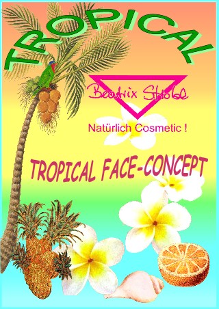 TROPICAL ANANAS-ORANGE Kabinen-Set