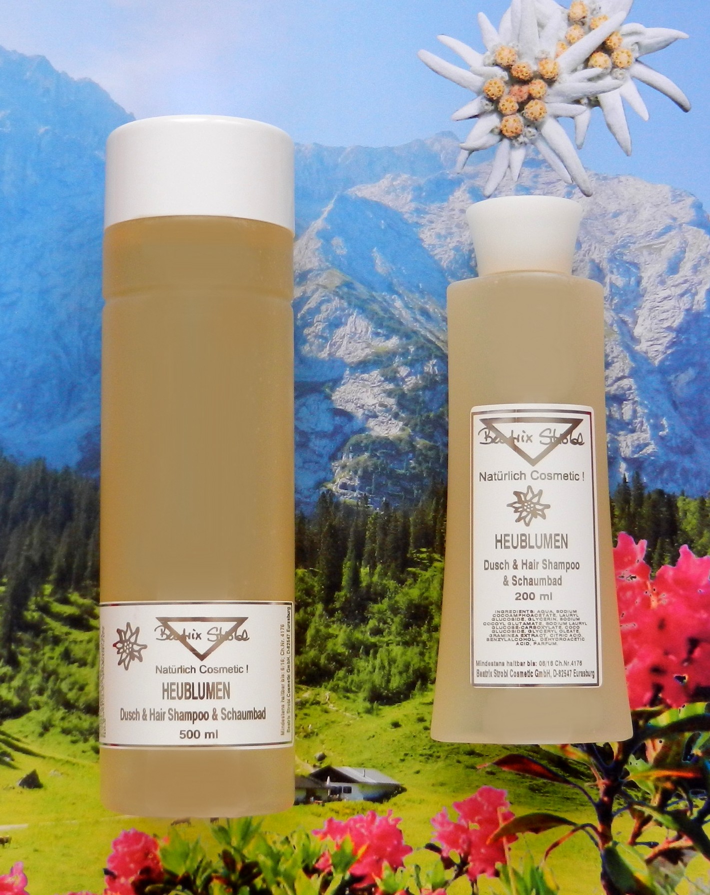 HEUBLUMEN DUSCH- & HAIR SHAMPOO & SCHAUMBAD