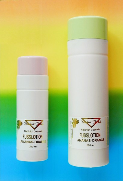 FUSSLOTION ANANAS ORANGE